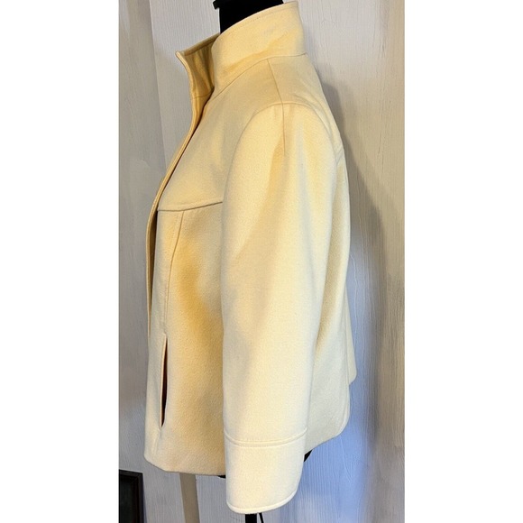 Chico’s Yellow Blazer Jacket Size 0 Small Button Lined - Picture 6 of 8